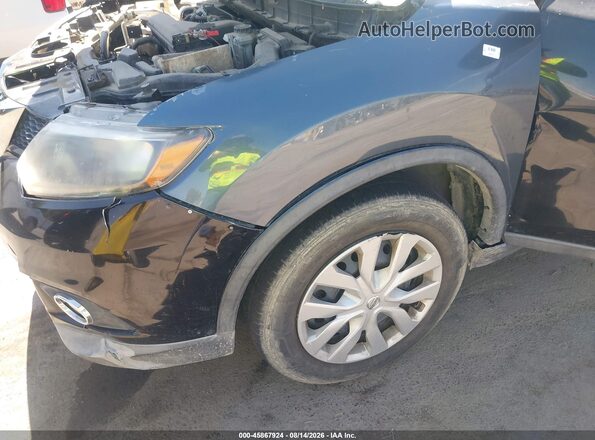 5N1AT2MT7GC811150 2016 NISSAN ROGUE Black ხელსაწყოთა პანელის ხედი