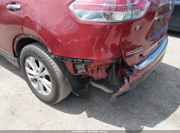5N1AT2MT7GC840597 2016 NISSAN ROGUE Red Front view