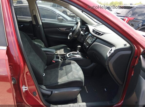 5N1AT2MT7GC840597 2016 NISSAN ROGUE Red Front interior view