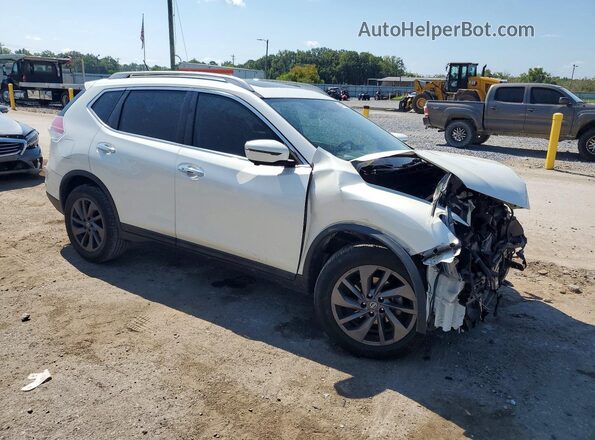 5N1AT2MT7GC852281 2016 NISSAN ROGUE White Delantero derecho