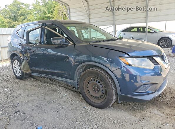 5N1AT2MT7GC861014 2016 NISSAN ROGUE Blue Передня права чверть