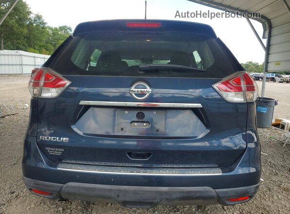 5N1AT2MT7GC861014 2016 NISSAN ROGUE Blue Вид ззаду