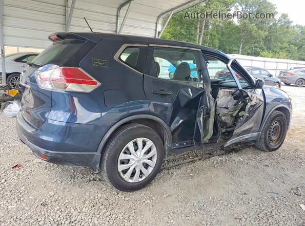 5N1AT2MT7GC861014 2016 NISSAN ROGUE Blue Задня права чверть