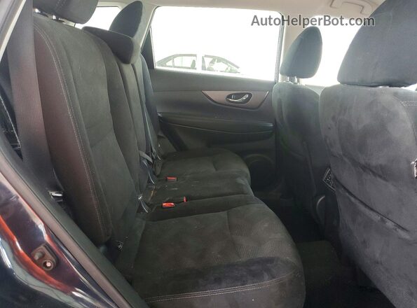 5N1AT2MT7GC861014 2016 NISSAN ROGUE Blue Вид задньої частини салону