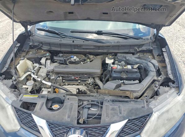 5N1AT2MT7GC861014 2016 NISSAN ROGUE Blue Вид підкапотного простору