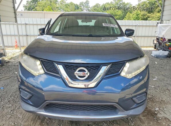 5N1AT2MT7GC861014 2016 NISSAN ROGUE Blue Вид спереду