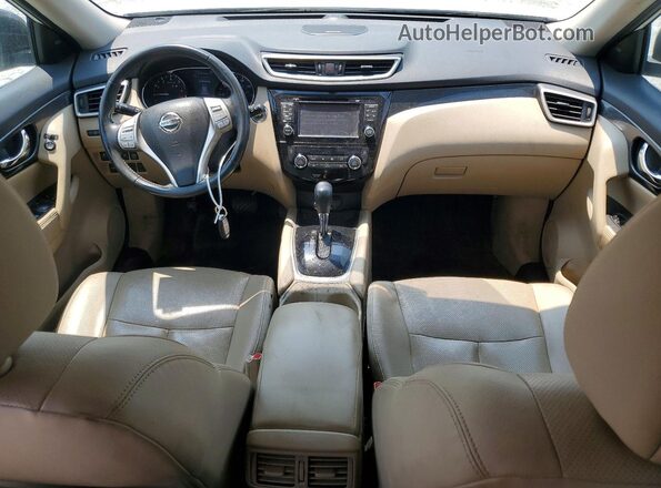 5N1AT2MT7GC890805 2016 NISSAN ROGUE White Widok deski rozdzielczej