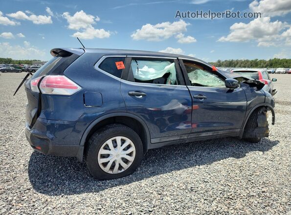 5N1AT2MT7GC925245 2016 NISSAN ROGUE Синий Задняя правая четверть