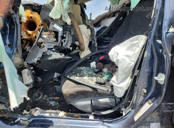 5N1AT2MT7GC925245 2016 NISSAN ROGUE Синий Вид салона спереди