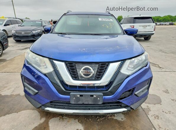 5N1AT2MT7HC882088 2017 NISSAN ROGUE Blue Front view