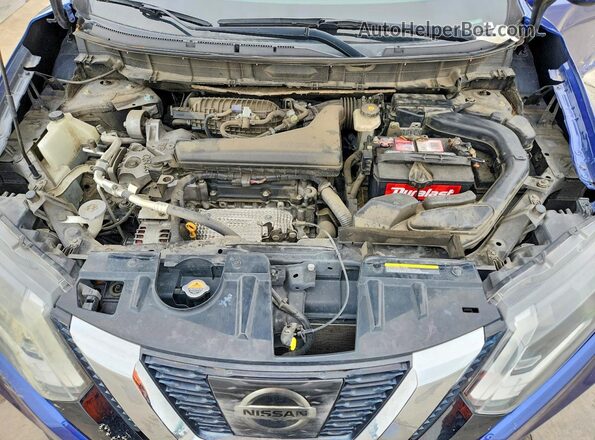 5N1AT2MT7HC882088 2017 NISSAN ROGUE Blue Engine compartment view