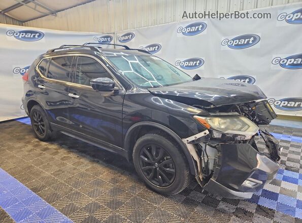 5N1AT2MT7JC749353 2018 NISSAN ROGUE Black Przód prawy