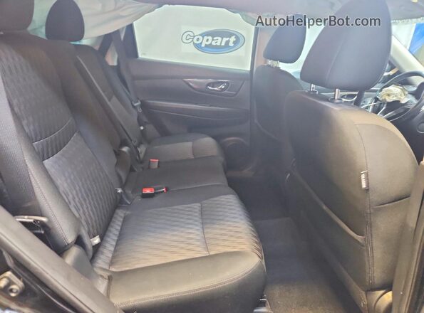 5N1AT2MT7JC749353 2018 NISSAN ROGUE Black Widok wnętrza z tyłu