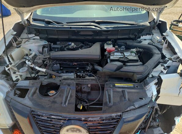 5N1AT2MT7JC770056 2018 NISSAN ROGUE White ძრავის განყოფილების ხედი