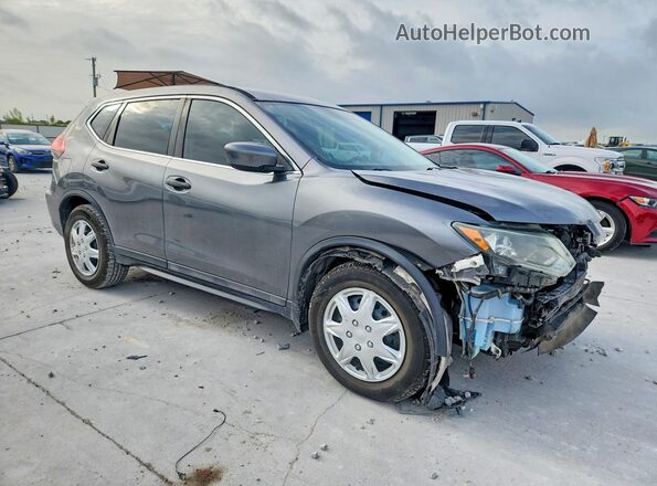 5N1AT2MT7JC775998 2018 NISSAN ROGUE Gray Front right