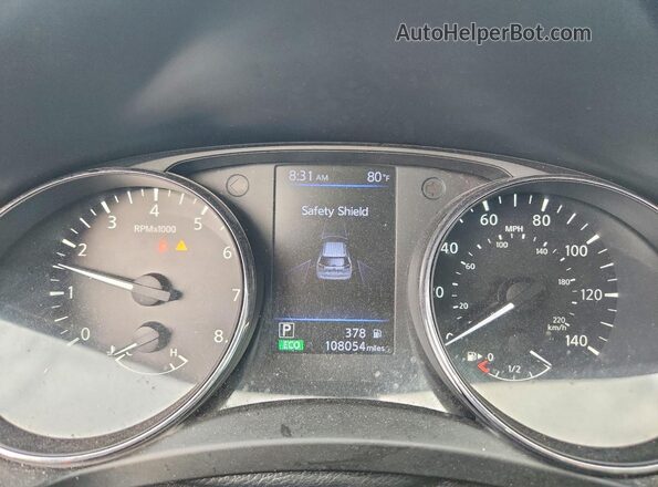 5N1AT2MT7JC775998 2018 NISSAN ROGUE Gray Instrument cluster view