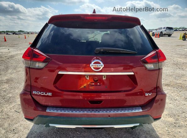 5N1AT2MT7JC807400 2018 NISSAN ROGUE Red Widok z tyłu