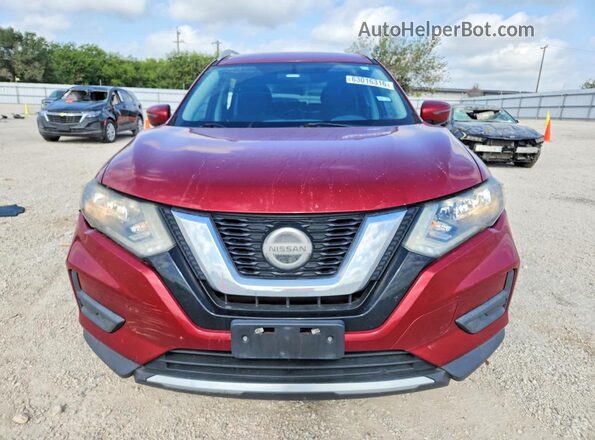 5N1AT2MT7JC807400 2018 NISSAN ROGUE Red Widok z przodu