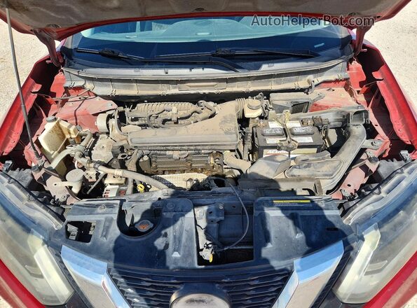 5N1AT2MT7JC807400 2018 NISSAN ROGUE Red Widok wnętrza z tyłu