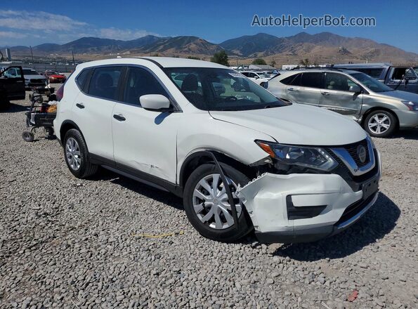 5N1AT2MT7KC772746 2019 NISSAN ROGUE White Delantero derecho