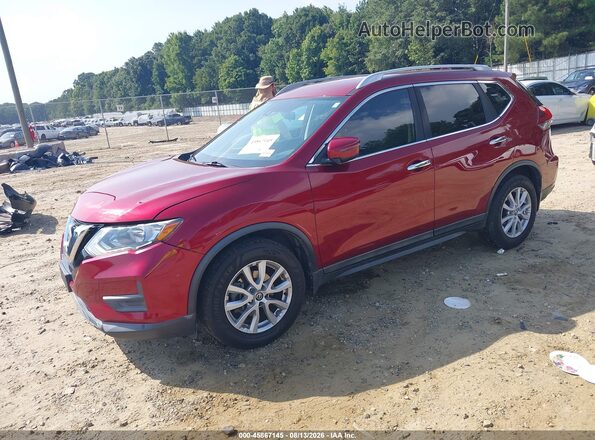 5N1AT2MT7KC815434 2019 NISSAN ROGUE Красный Передняя левая четверть