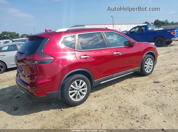 5N1AT2MT7KC815434 2019 NISSAN ROGUE Красный Задняя правая четверть