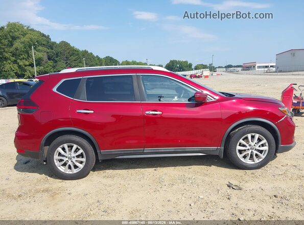 5N1AT2MT7KC815434 2019 NISSAN ROGUE Красный Вид задней части салона