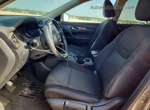 5N1AT2MT7KC823050 2019 NISSAN ROGUE Gray Widok wnętrza z przodu