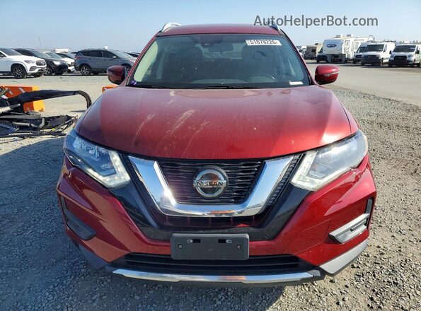 5N1AT2MT7LC719384 2020 NISSAN ROGUE Burgundy Widok z przodu