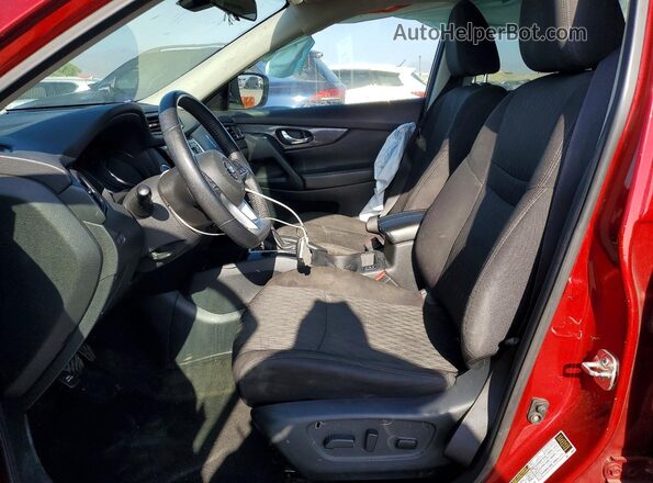 5N1AT2MT7LC719384 2020 NISSAN ROGUE Burgundy Widok wnętrza z przodu