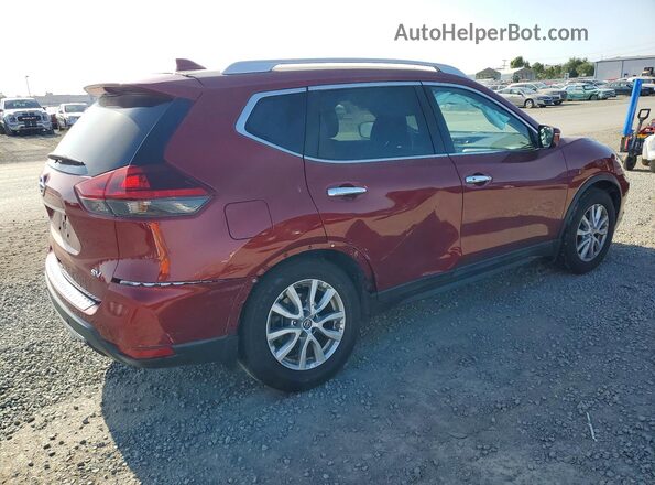 5N1AT2MT7LC719384 2020 NISSAN ROGUE Burgundy Tył prawy