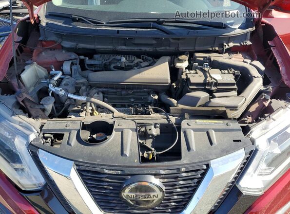 5N1AT2MT7LC719384 2020 NISSAN ROGUE Burgundy Widok komory silnika