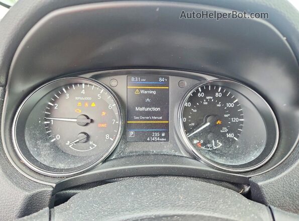 5N1AT2MT7LC723497 2020 NISSAN ROGUE White ხელსაწყოთა პანელის ხედი