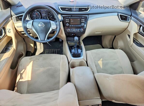 5N1AT2MT8GC753663 2016 NISSAN ROGUE Красный Вид панели приборов
