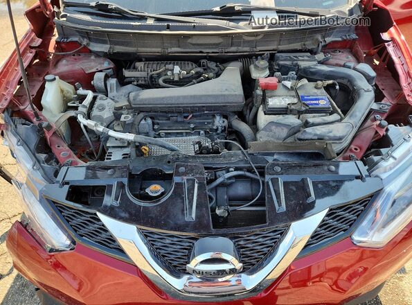 5N1AT2MT8GC753663 2016 NISSAN ROGUE Красный Вид подкапотного пространства