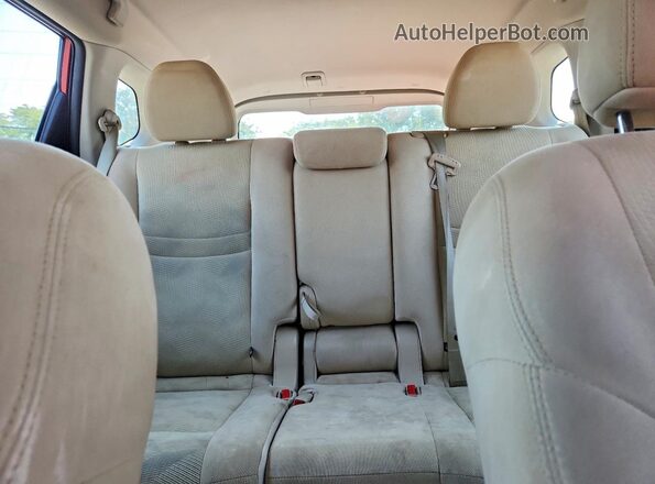 5N1AT2MT8GC753663 2016 NISSAN ROGUE Красный Вид задних сидений