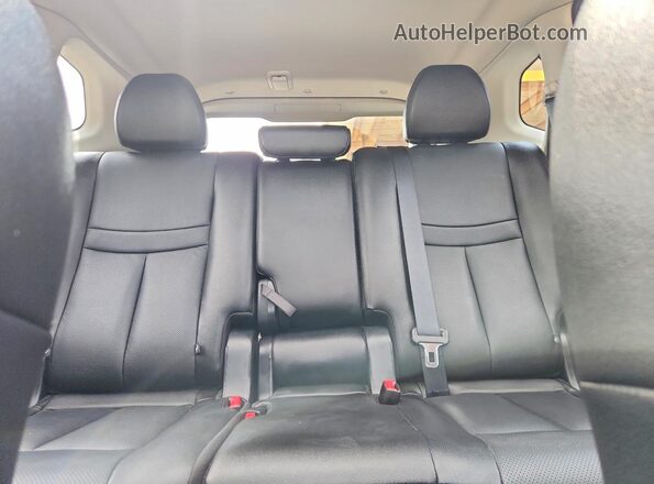 5N1AT2MT8GC781432 2016 NISSAN ROGUE Silver Հետևի նստատեղերի տեսք