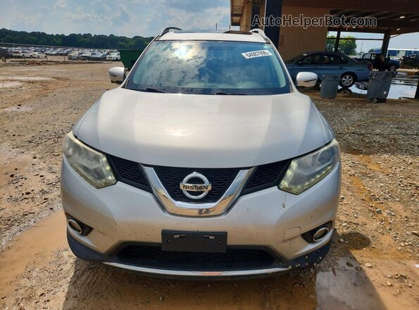 5N1AT2MT8GC781432 2016 NISSAN ROGUE Silver Դիմացի տեսք