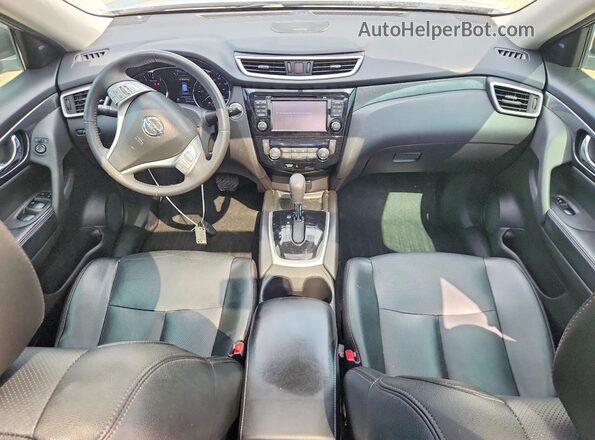5N1AT2MT8GC781432 2016 NISSAN ROGUE Silver Առջևի վահանակի տեսք