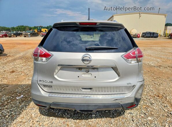 5N1AT2MT8GC781432 2016 NISSAN ROGUE Silver Հետևի տեսք
