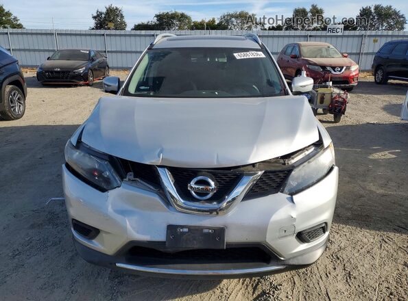 5N1AT2MT8GC836123 2016 NISSAN ROGUE Silver Вид спереду