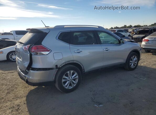 5N1AT2MT8GC836123 2016 NISSAN ROGUE Silver Задня права чверть