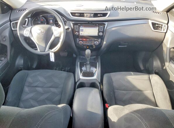 5N1AT2MT8GC836123 2016 NISSAN ROGUE Silver Вид панелі приладів