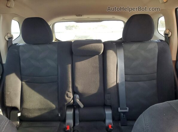 5N1AT2MT8GC836123 2016 NISSAN ROGUE Silver Вид задніх сидінь