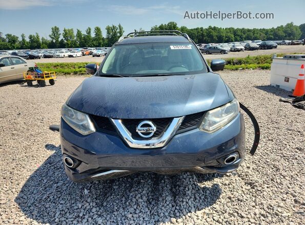 5N1AT2MT8GC872443 2016 NISSAN ROGUE Blue Front view