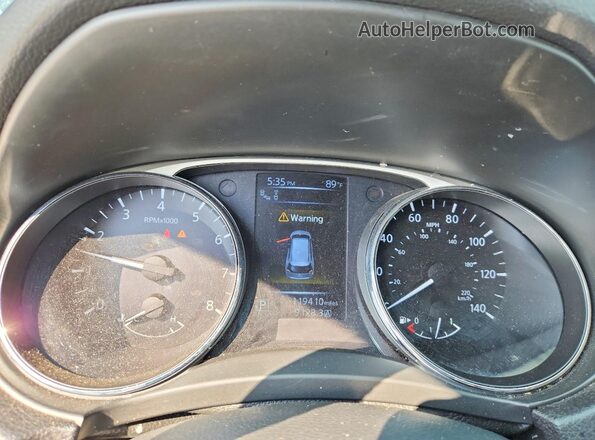 5N1AT2MT8GC924136 2016 NISSAN ROGUE Blue Widok zestawu wskaźników
