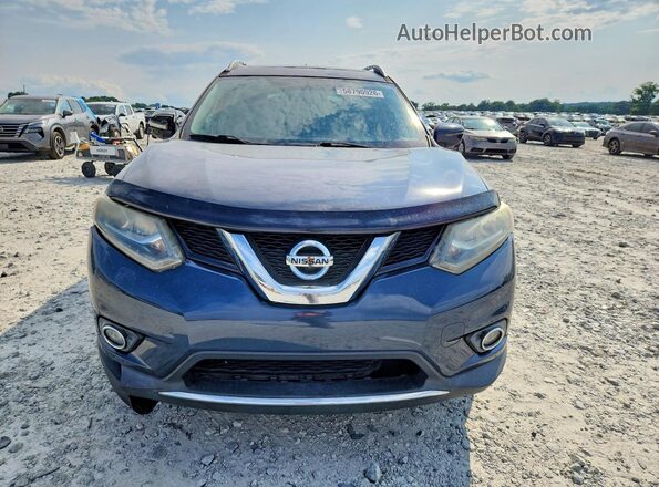 5N1AT2MT8GC924136 2016 NISSAN ROGUE Blue Widok z przodu