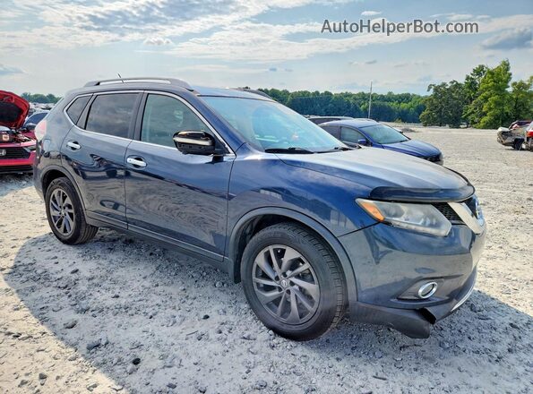 5N1AT2MT8GC924136 2016 NISSAN ROGUE Blue Przód prawy
