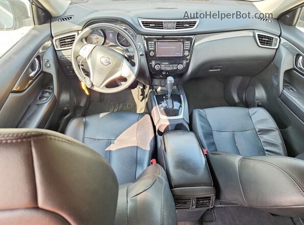 5N1AT2MT8GC924136 2016 NISSAN ROGUE Blue Widok deski rozdzielczej