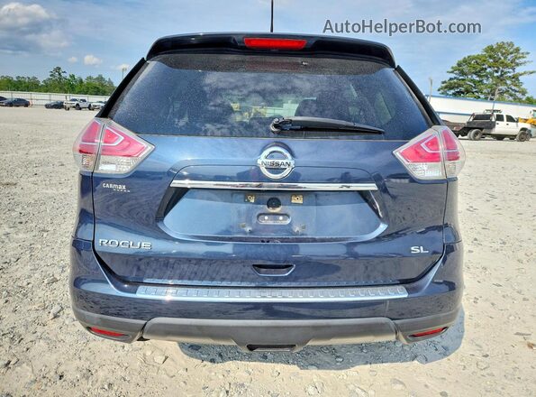 5N1AT2MT8GC924136 2016 NISSAN ROGUE Blue Widok z tyłu